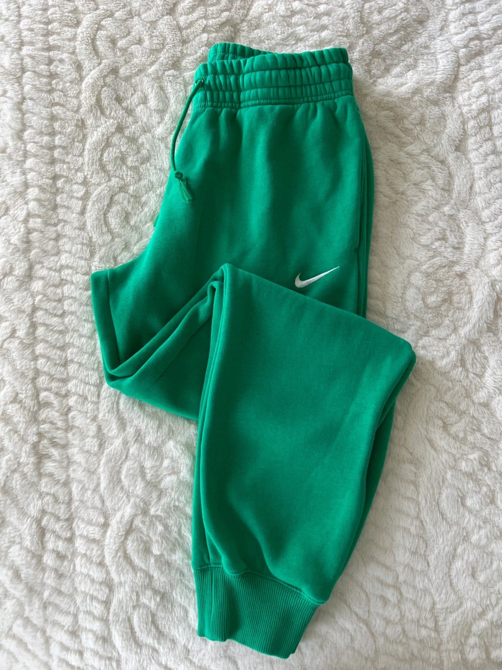 Nike Phoenix Fleece Mid-Rise Joggers, Style FZ7626-424, Size M